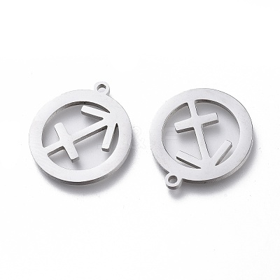 Non-Tarnish 304 Stainless Steel Pendants STAS-L249-002C-1