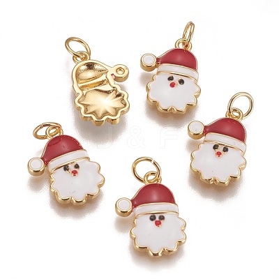 Enamel Pendants KK-K238-14G-1