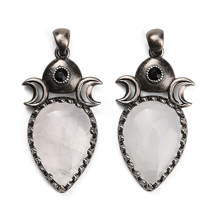 Natural Quartz Crystal Pendants GG-CBACC2B-05AS-01-1