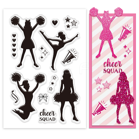 Custom PVC Plastic Clear Stamps DIY-WH0448-0094-1