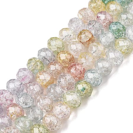 Transparent Glass Beads Strands GLAA-T023-10mm-A07-1