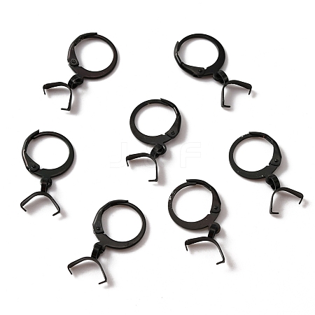 304 Stainless Steel Leverback Earring Finding STAS-WH0022-87EB-1