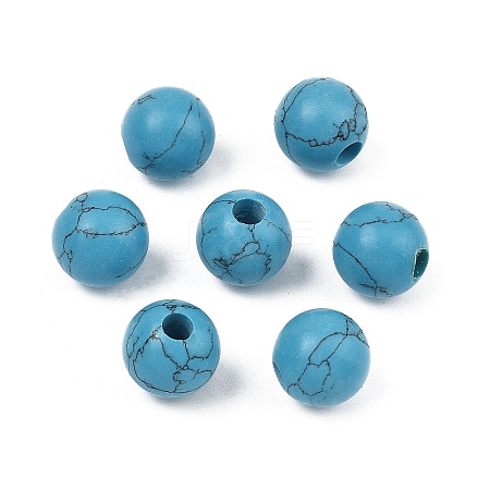 Synthetic Turquoise Beads GG-CBA02C4-05C-1