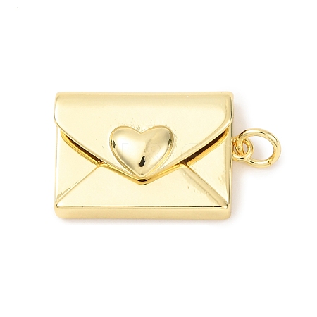 Eco-Friendly Rack Plating Brass Pendants KK-F848-08G-1
