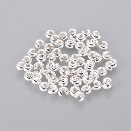 Iron Crimp Beads Covers X-IFIN-H028-NFS-NF-1