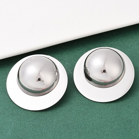 304 Stainless Steel Stud Earrings EJEW-S265-05P-1