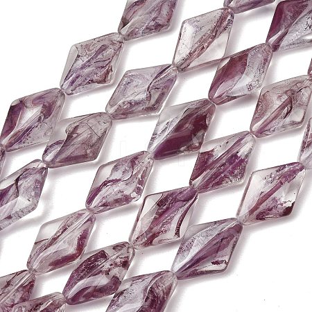 Transparent Handmade Lampwork Beads LA-CBAF0C8-02G-1