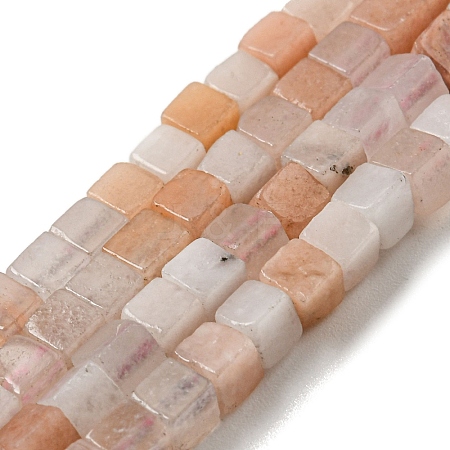 Natural Pink Aventurine Beads Strands G-C129-A06-01-1