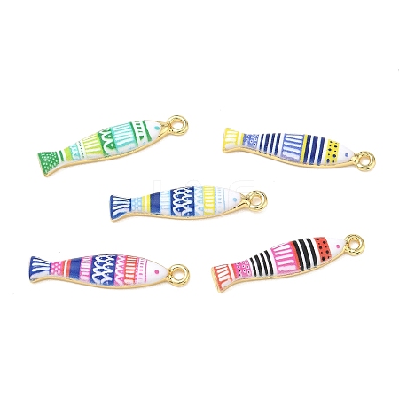 Printed Brass Pendants KK-CBA42CA-03G-1