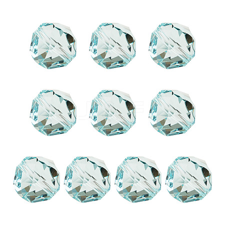 10Pcs Glass Imitation Austrian Crystal Beads GLAA-TADJ0001-11A-1