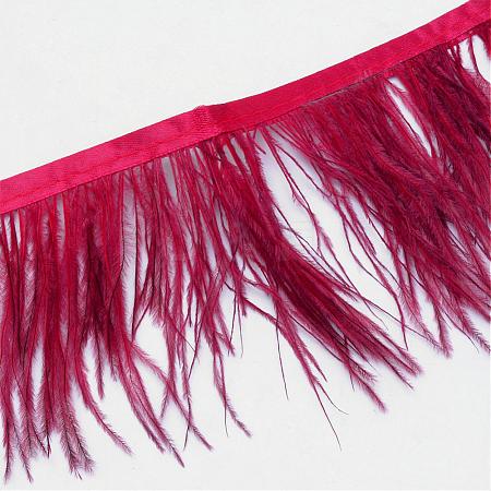 Fashion Ostrich Feather Cloth Strand Costume Accessories FIND-R030-8-10cm-07-1