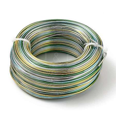 5 Segment Colors Round Aluminum Craft Wire AW-E002-2mm-B06-1