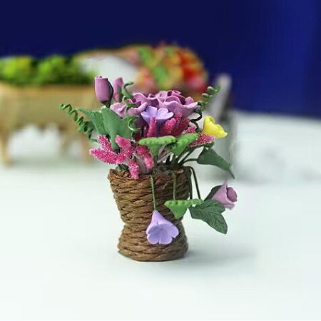 Miniature Flower Pot Culture Ornaments MIMO-PW0002-10A-1