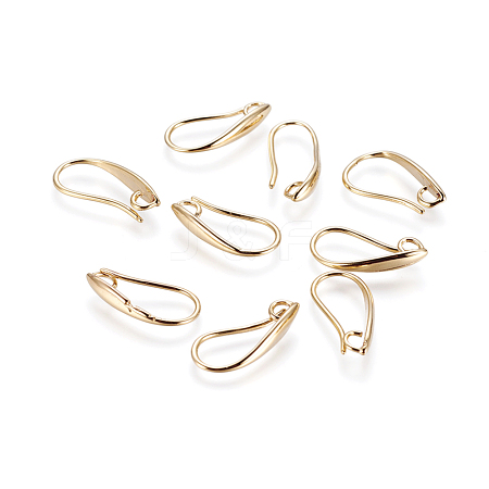 Brass Earring Hooks KK-G365-19G-1