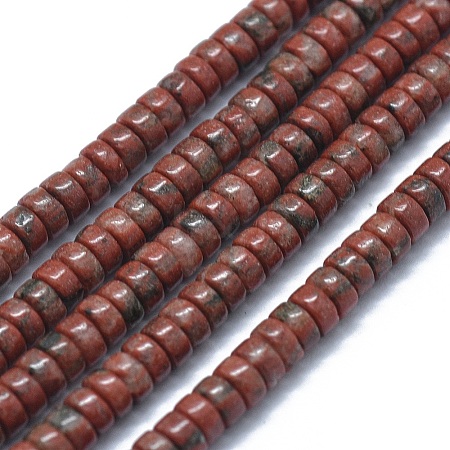 Natural Brecciated Jasper Beads Strands G-F631-A16-1