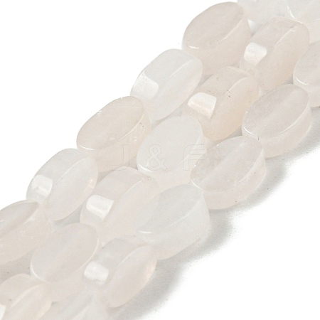 Natural White Jade Beads Strands G-M420-H15-03-1