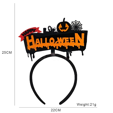 Halloween Cloth Hair Bands PW-WGE0E66-14-1