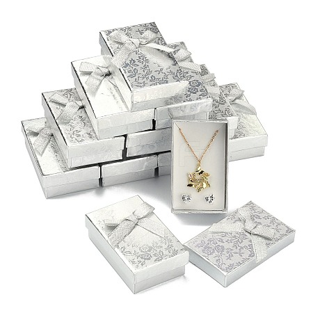 Rectangle Cardboard Jewelry Set Boxes LS-CBOX-S013-02-1