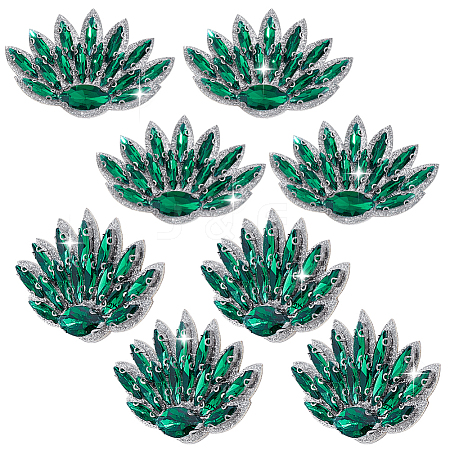 Glass Clothing Patches PATC-WH0028-025D-1