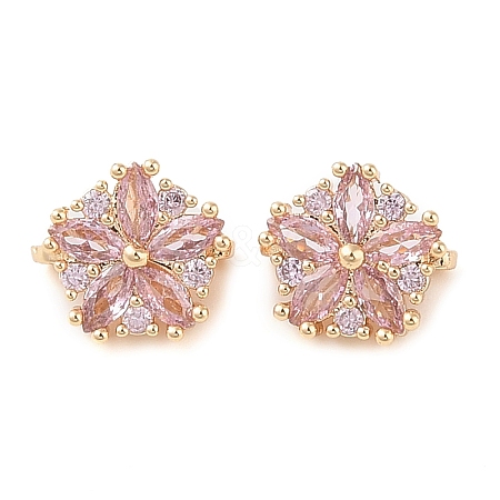 Brass Pave Cubic Zirconia Spacer Bars LS-KK-B090-03A-02G-1