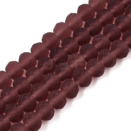 Transparent Glass Beads Strands X-EGLA-A044-T6mm-MD13-1