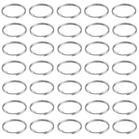 SOFPLATE 300Pcs 304 Stainless Steel Split Rings STAS-SP0001-66A-1