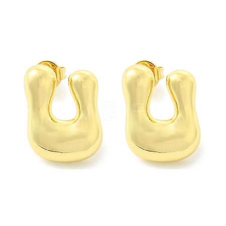 Rack Plating Brass Earrings EJEW-S222-01G-U-1