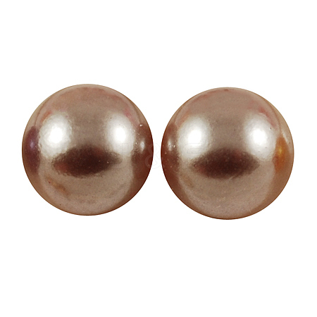 ABS Plastic Imitation Pearl Cabochons SACR-S738-6mm-Z49-1