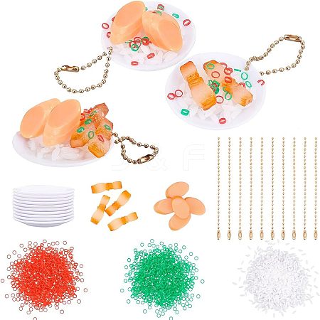 Olycraft DIY Imitation Food Jewelry Making Finding Kits DIY-OC0009-37-1