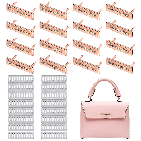 16 Sets Alloy Handcrafted Label DIY-PH0035-74RG-1