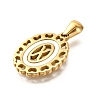Golden 304 Stainless Steel Pendants STAS-K300-02G-X-2