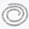 Trendy Men's Figaro Chain Necklaces NJEW-L450-06B-2