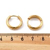 201 Stainless Steel Hoop Earrings EJEW-P304-15C-G-5