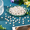 500Pcs Plating Acrylic Beads PACR-TADJ0001-01D-4