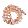 Natural Sunstone Beads Strands G-O201B-123F-4