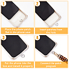 Transparent Acrylic Link Cell Phone Chain Crossbody Neck Chain HJEW-AB00022-3