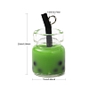 Glass Bottle Pendants CRES-S359-01H-2