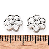 Tibetan Style 925 Sterling Silver Bead Caps STER-T007-70AS-2