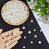 300Pcs 2 Styles Imitation Pearl Acrylic European Beads OPDL-SP0001-04-3