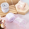 3 Rolls 3 Colors Flat Rainbow Color Organza Ribbon OCOR-TA0001-47-5