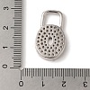 Rack Plating Brass Micro Pave Cubic Zirconia Pendants KK-A229-26P-3