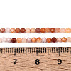 Natural Golden Silk Jade Beads Strands G-T143-07-5