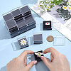 Transparent Plastic Badge Storage Boxes LS-CON-WH0083-017-3