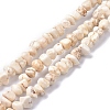 Natural Magnesite Beads Strands X-TURQ-P001-02A-11-1