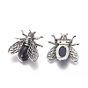 Natural Black Agate Brooches G-A176-D01-1-2