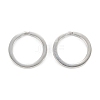 304 Stainless Steel Split Key Ring Clasps STAS-A054-01F-1