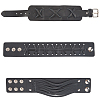 3Pcs 3 Styles Imitation Leather Cord Bracelets for Men BJEW-CL0001-54A-7