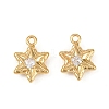 Ocean Theme Brass Micro Pave Cubic Zirconia Charms KK-F902-08G-G-1