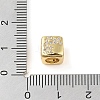 Brass Micro Pave Clear Cubic Zirconia European Beads LS-KK-K368-01G-06-3