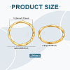 250pcs Tibetan Style Alloy Linking Rings FIND-PH0025-01AG-2